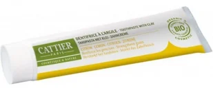 Cattier Pasta do zębów z glinką i olejkiem cytrynowym remineralizująca EKO 75 ml - - Pasty do zębów - miniaturka - grafika 3
