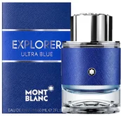 Wody i perfumy męskie - Mont Blanc Montblanc Explorer Ultra Blue EDP 60ml 101229-uniw - miniaturka - grafika 1