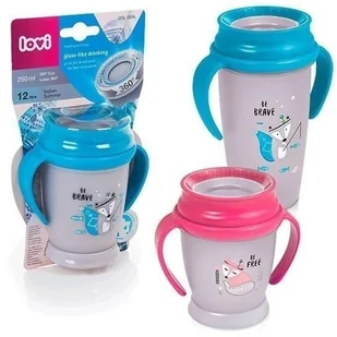 Lovi Kubek Niekapek 360 Retro Z Uchwytami 210 Ml Miętowy - Kubki dla dzieci - miniaturka - grafika 12