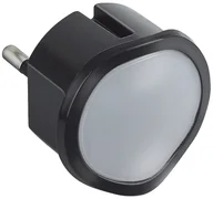 Lampy pozostałe - Legrand 50677 - LED Lampa nocna ściemnialna do gniazday LED/0,06W/230V czarny - miniaturka - grafika 1