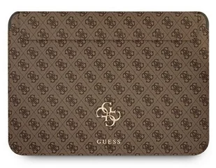 Guess Torba Sleeve GUCS13G4GFBR 13 cali brązowy/brown 4G Big Logo GUE1203BR - Torby na laptopy - miniaturka - grafika 2