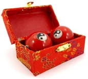 Meble i wyposażenie gabinetów medycznych - Kule zdrowia Qi Gong  stymulacja stref refleksyjnych, rehabilitacja dłoni i poprawa zręczności manualnej, działanie kojące oraz relaksacyjne + elegan - miniaturka - grafika 1