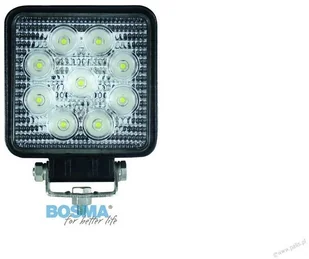 Micros Bosma BOSMA 6100 ROBOCZA 9xLED 12/24V 27W 1600 Lm KWADRATOWA ROZPRASZAJĄCA 1 szt) 6100 - Oświetlenie warsztatowe - miniaturka - grafika 2