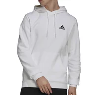 Bluzy sportowe męskie - Adidas Essentials Fleece Hoodie > H12211 - miniaturka - grafika 1