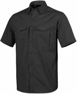 Odzież taktyczna i umundurowanie - Helikon tex Koszula DEFENDER Mk2 short sleeve - PolyCotton Ripstop - Czarny-Black - XS (KO-DS2-PR-01-B02 HE.KO-DS2-PR-01-B02 - miniaturka - grafika 1