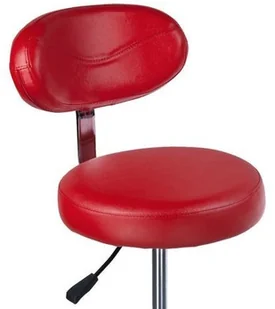 Beauty System Taboret kosmetyczny z opar. BD-9934 czerwony BD-9934/14 - Krzesła i taborety kosmetyczne - miniaturka - grafika 3