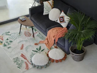 Lorena Canals Lorena Canals, Poduszka, Circle Terracota, 48x48 cm - Kołdry i poduszki dla dzieci - miniaturka - grafika 7