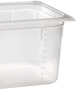 APS Pojemnik prostokątny z polipropylenu GN 1/2 325x265x200 mm, półprzeźroczysty | 82117 82117 - Pojemniki i kosze gastronomiczne - miniaturka - grafika 2
