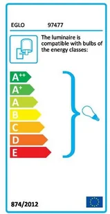 Eglo PARETTA 97477 kinkiet 1x60W E27 - Lampy ogrodowe - miniaturka - grafika 2