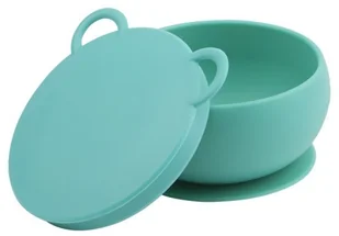 MINIKOIOI Miseczka silikonowa z pokrywką zielona MINIKOIOI 8681176330775 - Miseczki i talerzyki dla dzieci - miniaturka - grafika 2