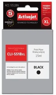 ACTIVEJET CLI-551BK XL - Tusze zamienniki - miniaturka - grafika 2