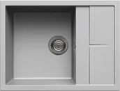 Zlewozmywaki - Elleci UNICO 125 aluminium m79 METALTEK (LMU12579) - miniaturka - grafika 1