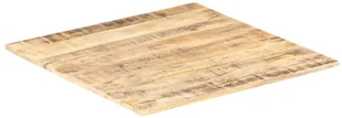 vidaXL Blat stołu, lite drewno mango, 15-16 mm, 60x60 cm vidaXL - Blaty meblowe i parapety okienne - miniaturka - grafika 9