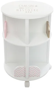 Atmosphera Créateur d'intérieur Atmosphera Créateur d'intérieur, Szafka na książki dla dzieci, biała, 59x40x40 cm - Komody dla dzieci Atmosphera Créateur d'intérieur Atmosphera Créateur d'intérieur, Szafka na książki dla dzieci, biała, 59x40x40 cm - Komody dla dzieci - miniaturka - grafika 11