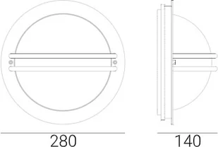 Norlys Kinkiet BREMEN LED 637B 637B - Lampy ogrodowe - miniaturka - grafika 2