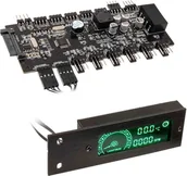 Akcesoria do komputerów stacjonarnych - Lamptron Lamptron Kontroler wentylatorów + RGB TC20 Sync Edition Czarny LAMP-STC20B LAMP-STC20B - miniaturka - grafika 1