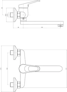 Deante Uniwersalna BYU 080M - Baterie kuchenne - miniaturka - grafika 3