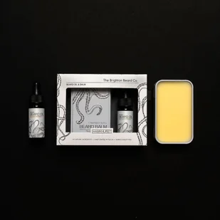 THE BRIGHTON BEARD THE BRIGHTON BEARD Hawkhurst Zestaw do Prezentowy do Pielęgnacji Brody = Balsam + Olejek do Brody Mandarynka i Cedr - Kosmetyki i akcesoria do pielęgnacji brody - miniaturka - grafika 9