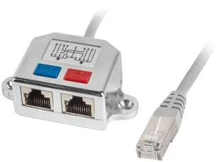 LANBERG Kabel rozdzielacz LAN RJ-45 na 2xRJ-45 FTP (2 urządzenia na 1 kablu) AD-0026-S - Pozostałe akcesoria sieciowe - miniaturka - grafika 8