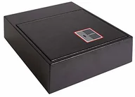 Sejfy i kasy pancerne - Opus yarza z cokołem maskowanie zapewnia, że szafka, czarna - miniaturka - grafika 1