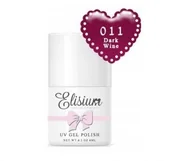 Lakiery hybrydowe - Elisium UV Gel Polish lakier hybrydowy do paznokci 011 Dark Wine 8ml - miniaturka - grafika 1