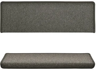 vidaXL Nakładki na schody, 15 szt., 65x25 cm, ciemnoszare - Dywany - miniaturka - grafika 4