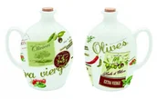 Dzbanki i imbryki - Nuova Cer R2S Dzbanek na oliwę z porcelany biały 750 ml 052 VHCO - miniaturka - grafika 1