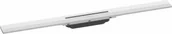 Odpływy liniowe - HANSGROHE 56044700 RainDrain Flex Element zewnętrzny odpływu 80 cm z możliwością przycięcia i do montażu w podłodze biały matowy - miniaturka - grafika 1