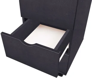 vidaXL Szafka z szufladami 33 x 45 x 60 cm czarna 245726 - Szafy biurowe - miniaturka - grafika 7