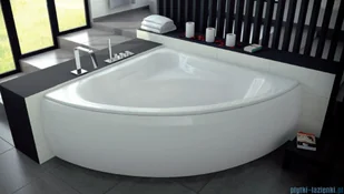 Besco Mia 130x130cm wanna narożna + obudowa + syfon  (#WAM-130-NS/OAM-130-NS/19975 ) - Wanny - miniaturka - grafika 3