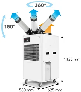 Trotec Spotcool PT 5300 SP - Klimatyzatory - miniaturka - grafika 2