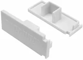 Karnisze - Zakończenie do szyny GE1 białe 2 szt. - miniaturka - grafika 1