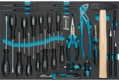 Zestawy narzędziowe - Hazet Zestaw narzędzi dla złotej rączki 27 szt Hazet 163-31/27 - miniaturka - grafika 1