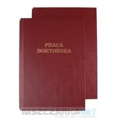 Okładki do laminatorów i bindownic - Opus O.HARD Cover classic Okładka twarda 304x212mm Praca Doktorska - miniaturka - grafika 1