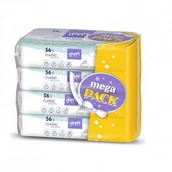 Chusteczki nawilżane - Bella Bella Baby Happy Chusteczki nawilżane Classic Sensitive do skóry wrażliwej 4x56szt - miniaturka - grafika 1