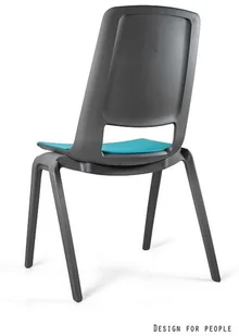 Fotel biurowy, krzesło biurowe Unique Krzesło Fila Charcoal - Fotele i krzesła biurowe - miniaturka - grafika 2