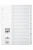 Przekładki do segregatorów - DURABLE Przekładki do segregatora A-Z A4 24 stron białe 6164-02 - miniaturka - grafika 1