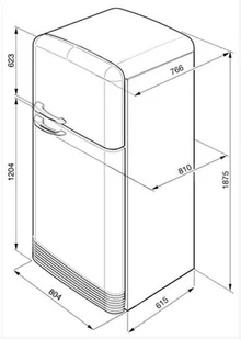Lodówka Smeg FAB50RPB - Lodówki - miniaturka - grafika 4