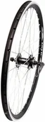 Koła rowerowe - Koło przód 24" XMX piasta na łożyskach maszynowych do hamulców tarczowych, stożek czarna 100185 - miniaturka - grafika 1