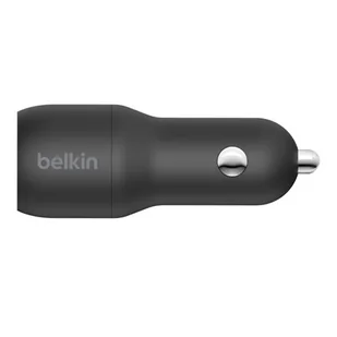 BELKIN Ładowarka samochodowa Dual USB-A 1m 24W czarna CCE001bt1MBK - Ładowarki samochodowe - miniaturka - grafika 3