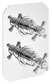 Baterie podtynkowe - Sapho SASSARI bateria prysznicowa termostat. podtynkowa, 2-funkcyjna, chrom (LO89163) SR392 - miniaturka - grafika 1