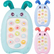 Instrumenty muzyczne dla dzieci - Telefon Muzyczny Króliczek Interaktywny Dla Malucha Do zabawy - miniaturka - grafika 1