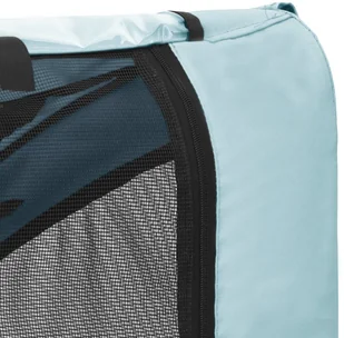 VidaXL Lumarko Przyczepka rowerowa dla zwierzaka, niebiesko-czarna 92595 VidaXL - Sprzęt podróżny i transportery dla psów - miniaturka - grafika 6