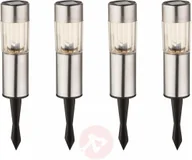 Lampy ogrodowe - Globo Lighting 4 szt. dekoracyjna lampa solarna LED Aro - miniaturka - grafika 1