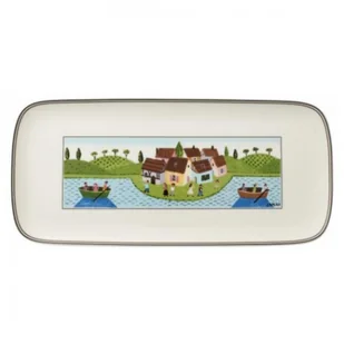 Villeroy & Boch Design Naif Charm & Breakfast Talerz na kanapki wymiary: 35 x 16 cm (14-8630-2220) - Talerze - miniaturka - grafika 2