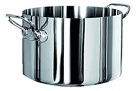 Rondle - Pentole Agnelli pentole agnelli alum10428 wysoka rondel z 2 uchwytami, aluminium, srebrny ALUM10428 - miniaturka - grafika 1