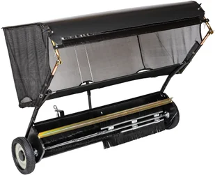 CEDRUS Polska CEDRUS SP31109 ZBIERACZ ZAMIATARKA DO TRAWY LIŚCI KOSZ  DO TRAKTORKA 122cm - Pozostałe narzędzia ogrodowe - miniaturka - grafika 5