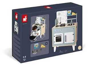 Janod Kuchnia drewniana duża z akcesoriami Plume - Zabawki AGD - miniaturka - grafika 9