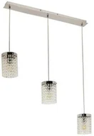 Lampy sufitowe - Krislamp Gala KR 313-3L lampa wisząca zwis 3x40W E27 chrom - miniaturka - grafika 1