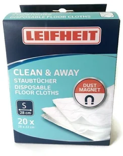 Leifheit Clean and Away Ścierki Do Mopa 20szt 56668 AGE000466 - Ściereczki, gąbki, czyściki - miniaturka - grafika 2